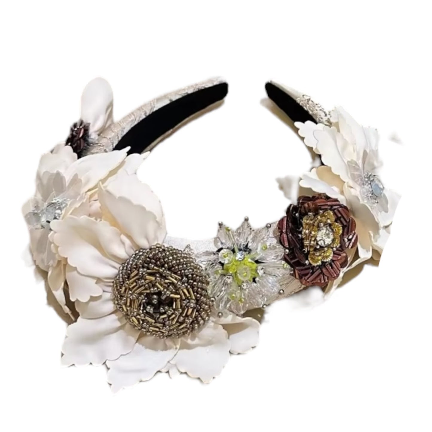 Heather Statement Headband - White