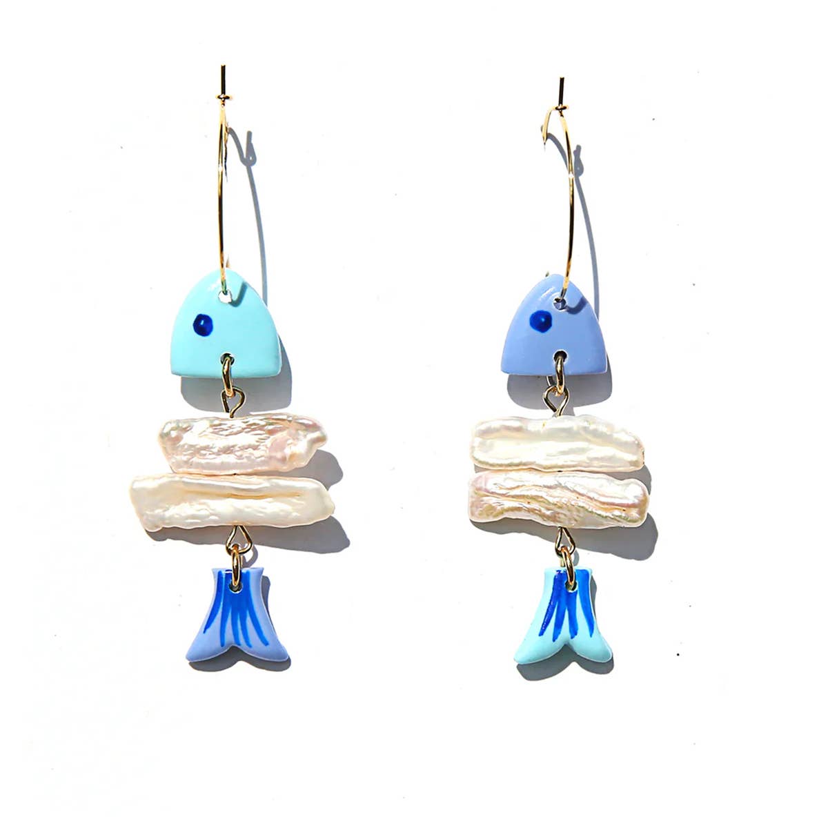 Fish Bone Hoops