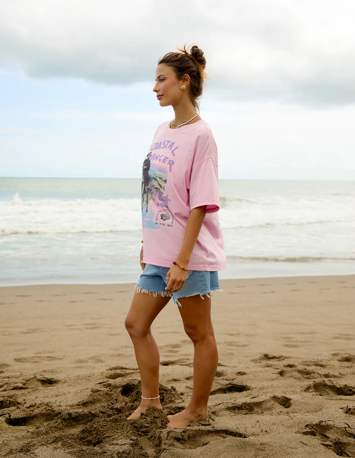Coastal Ranger Tee Bubblegum Pink