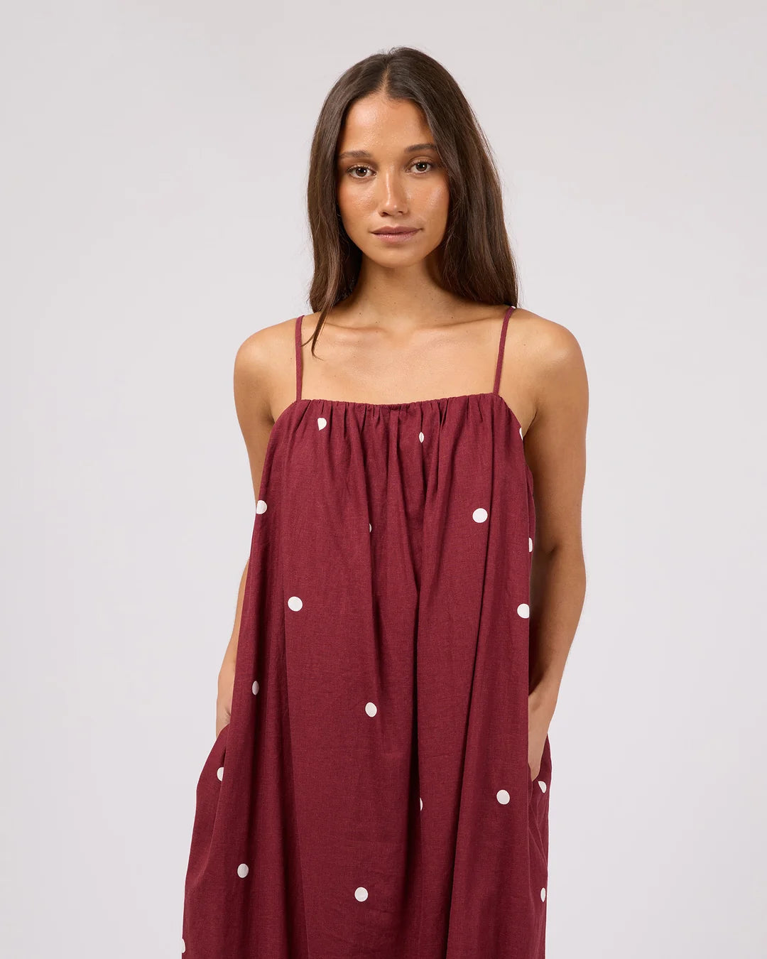 BORDEAUX MAXI DRESS CHERRY