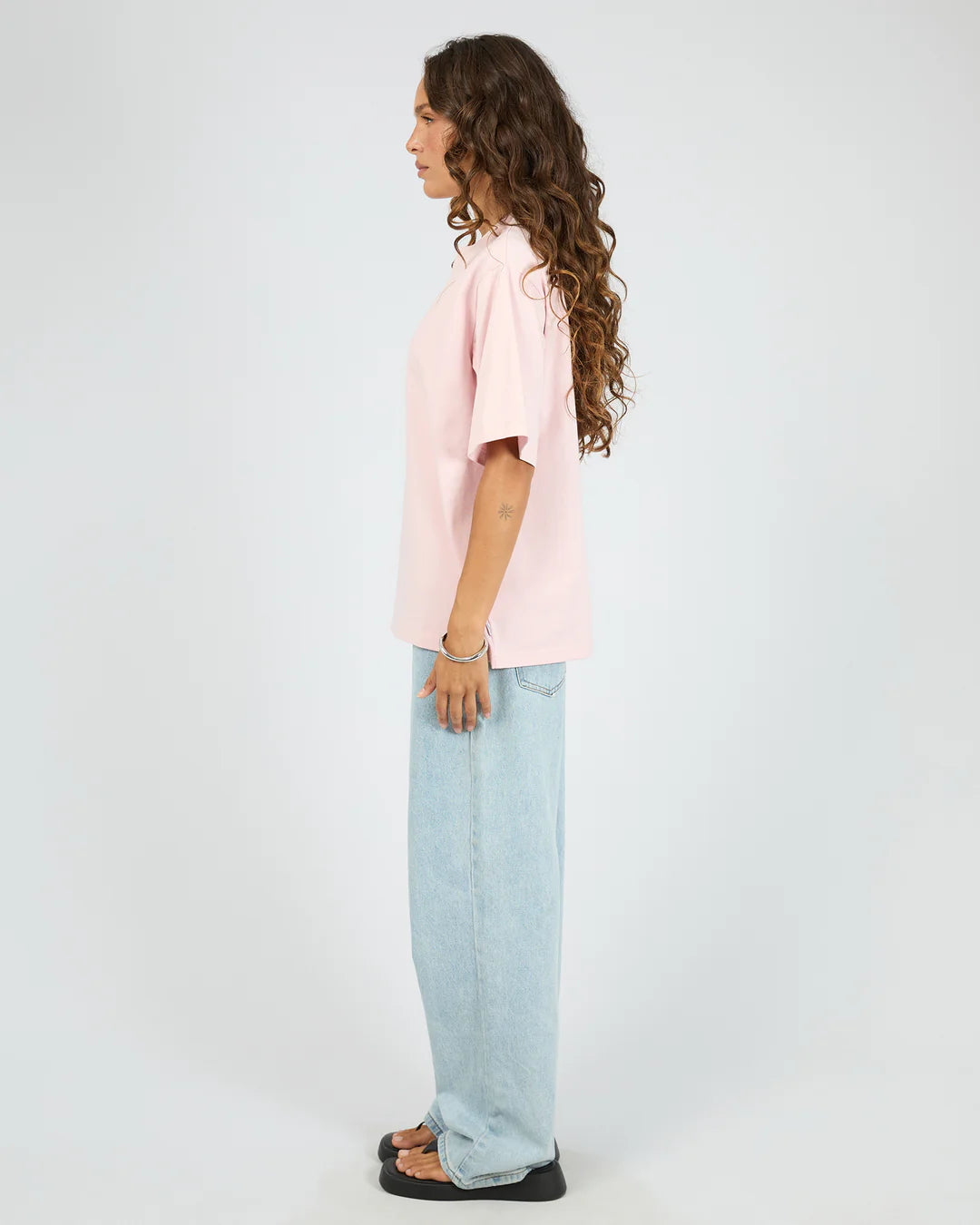 SILENT LUXE TEE PALE PINK