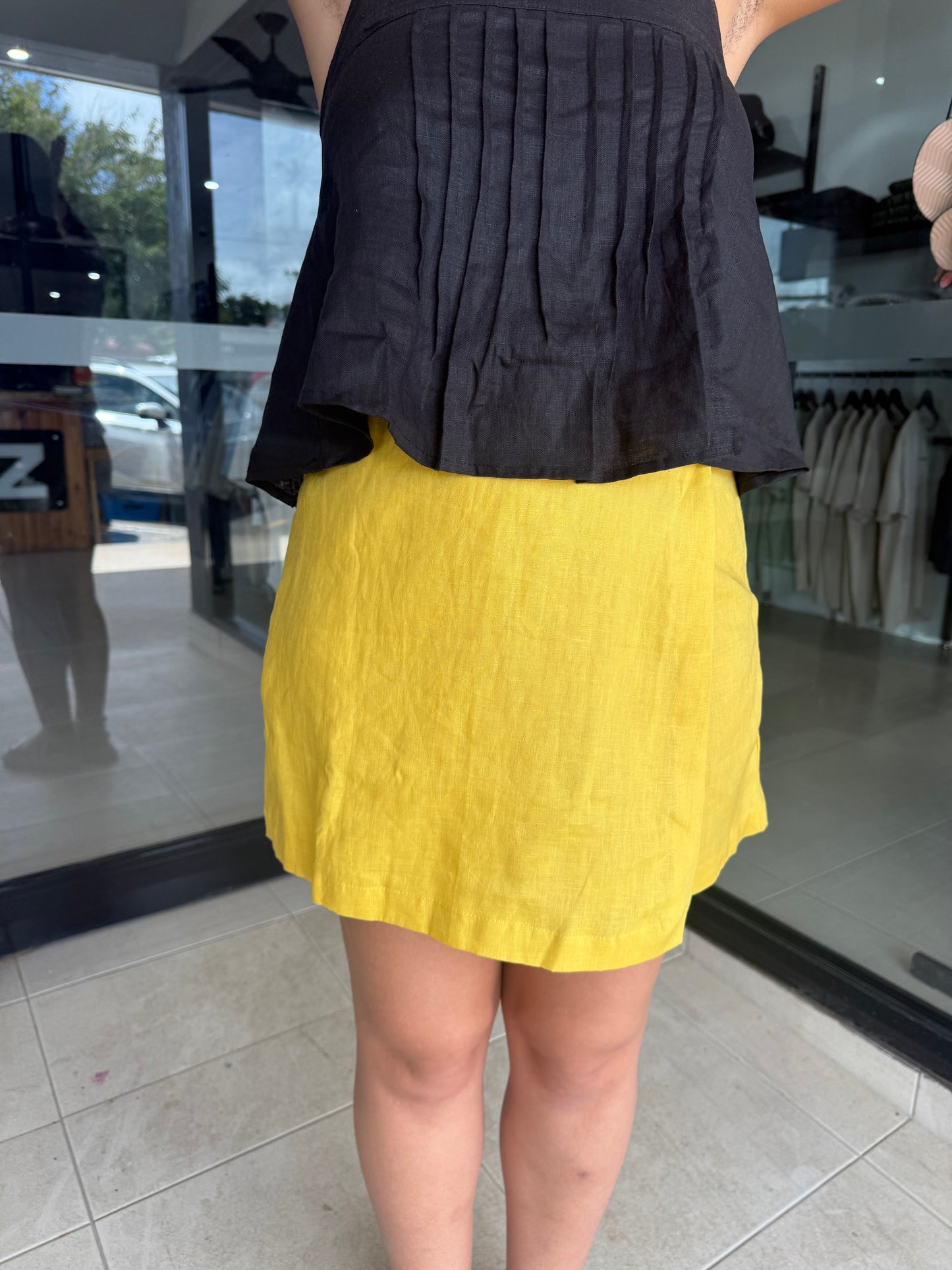 Dobby Skort - Lemon Drop
