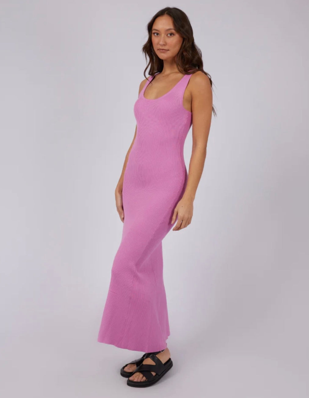 Freya Dress - Bright Pink