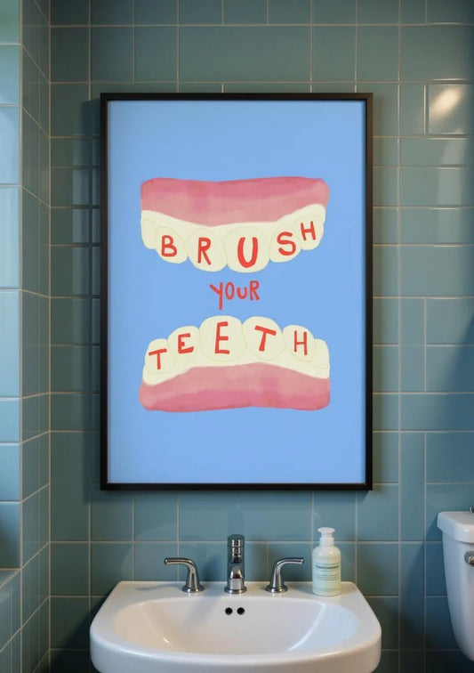 Brush Your Teeth Print