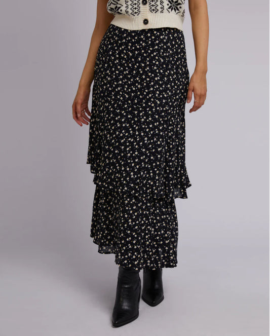 Lily Floral Maxi Skirt