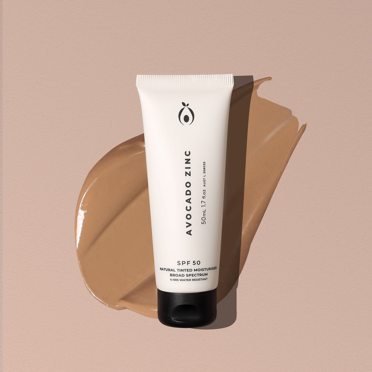 SPF 50 Natural Tinted Moisturiser - medium dark