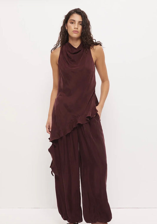 Eadie Harem Pant Chestnut