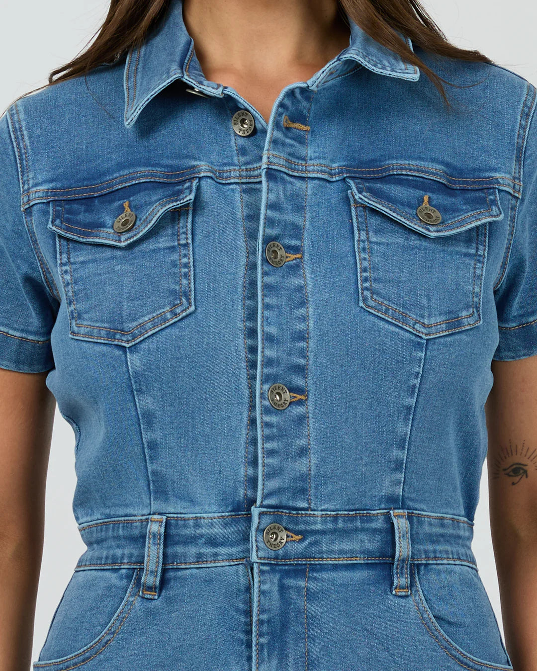 WILDER PLAYSUIT MID BLUE