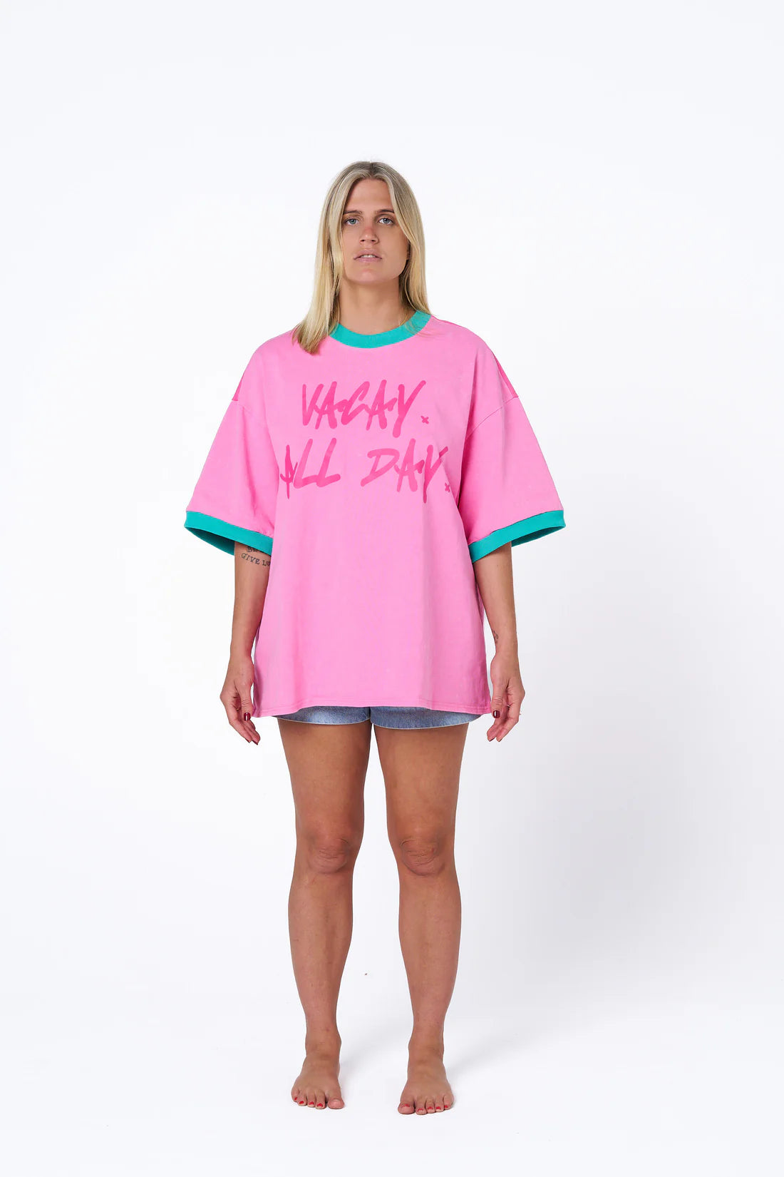 Vacay All Day Oversized Tee