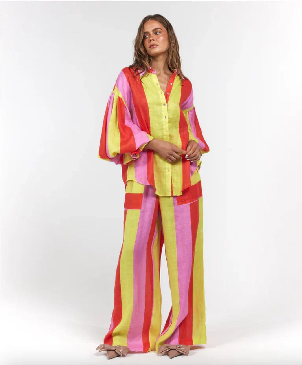 Leilani Shirt Candy Stripe