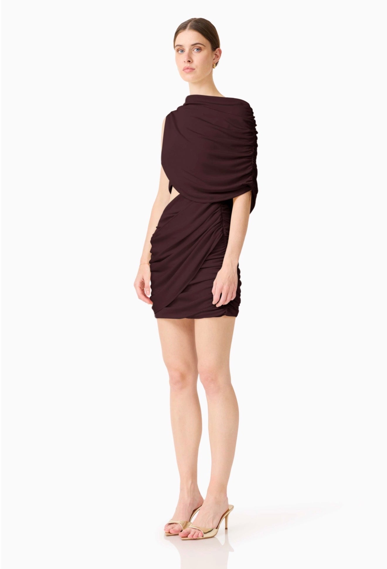 Simone Cape Mini Dress