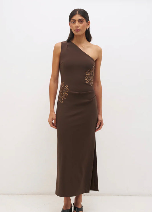 Maya Dress Fudge