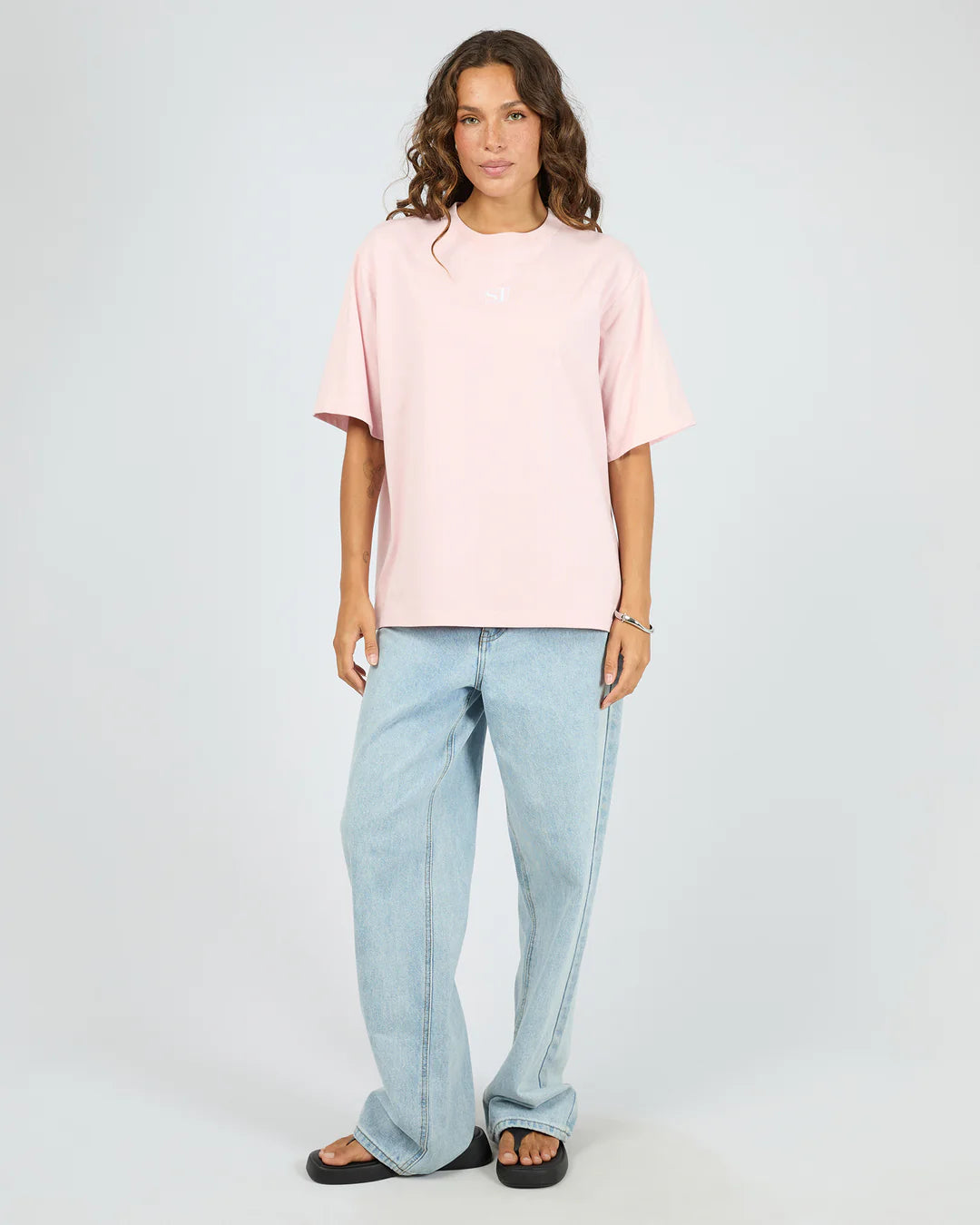 SILENT LUXE TEE PALE PINK