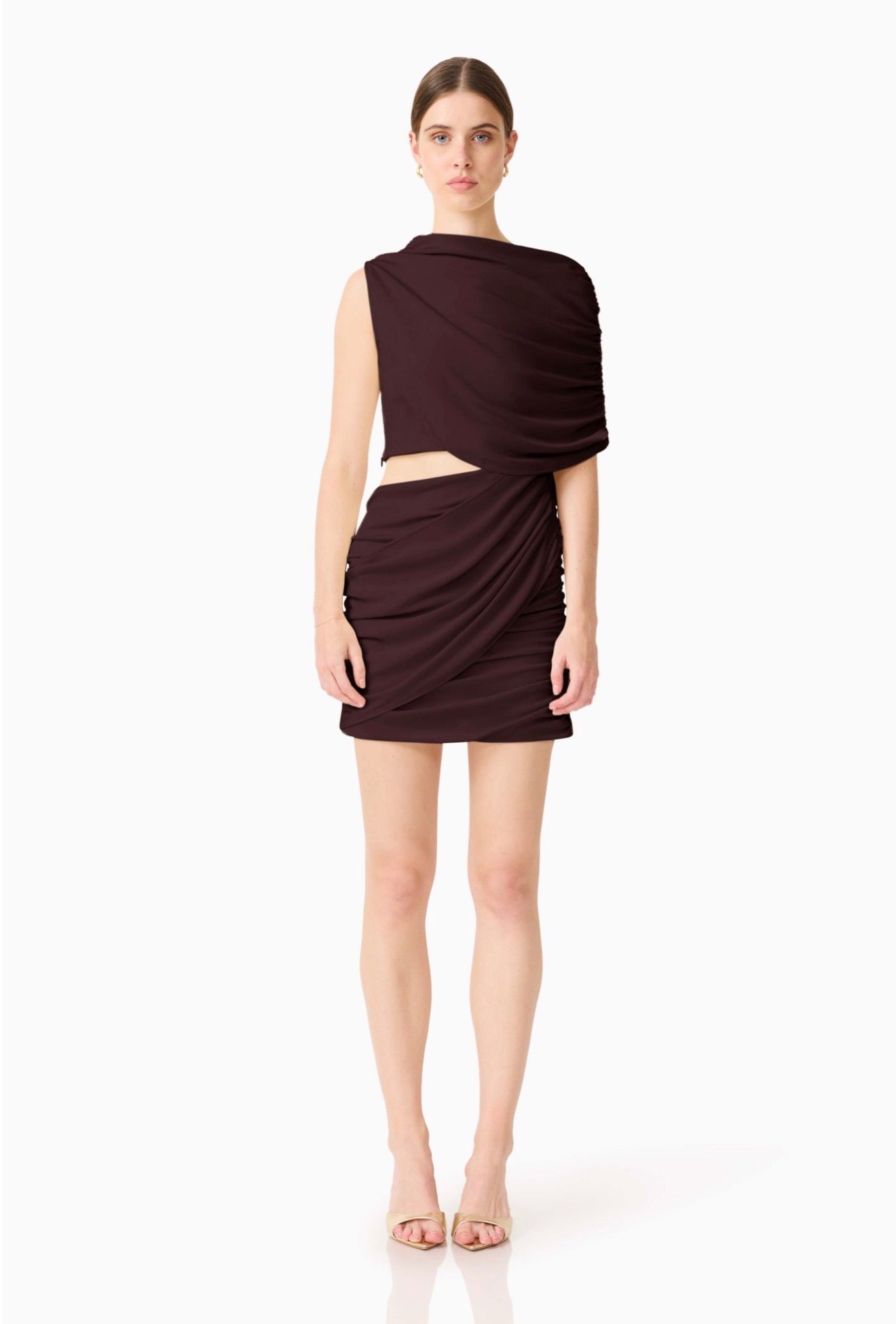 Simone Cape Mini Dress