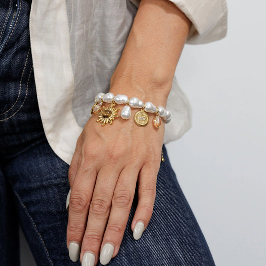 PEARL CHARM BRACELET