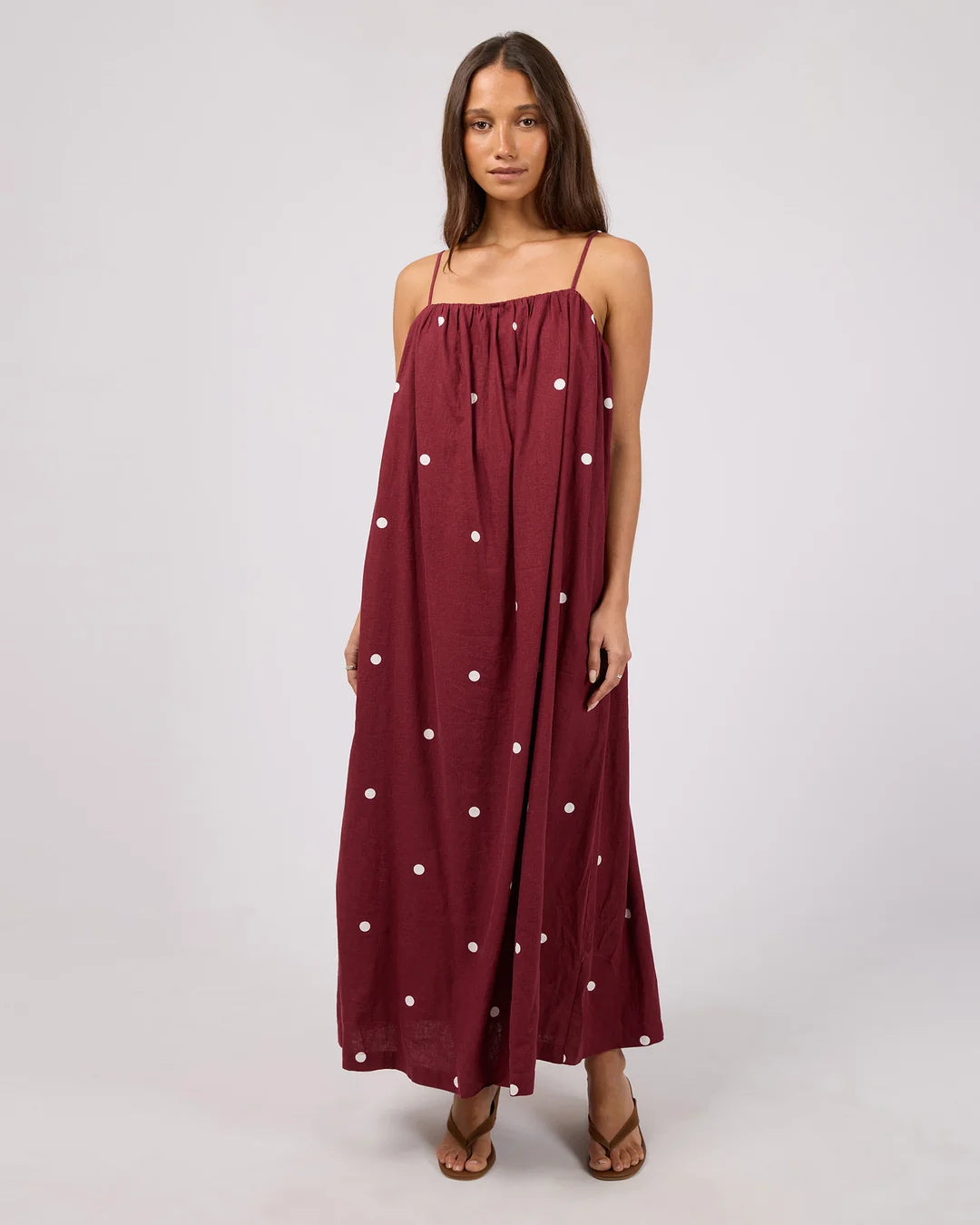 BORDEAUX MAXI DRESS CHERRY