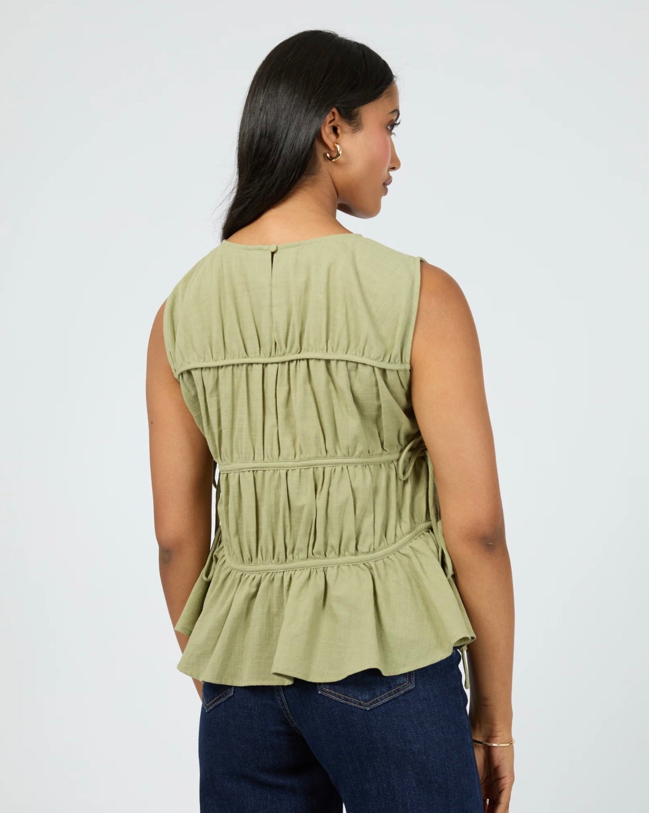 The Lou Lou Tie Top Khaki