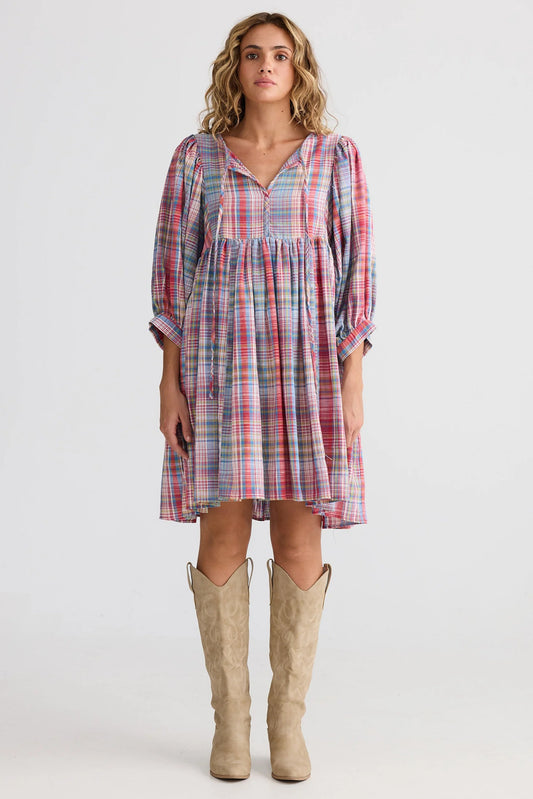 Winnie Mini Dress - Picnic Check
