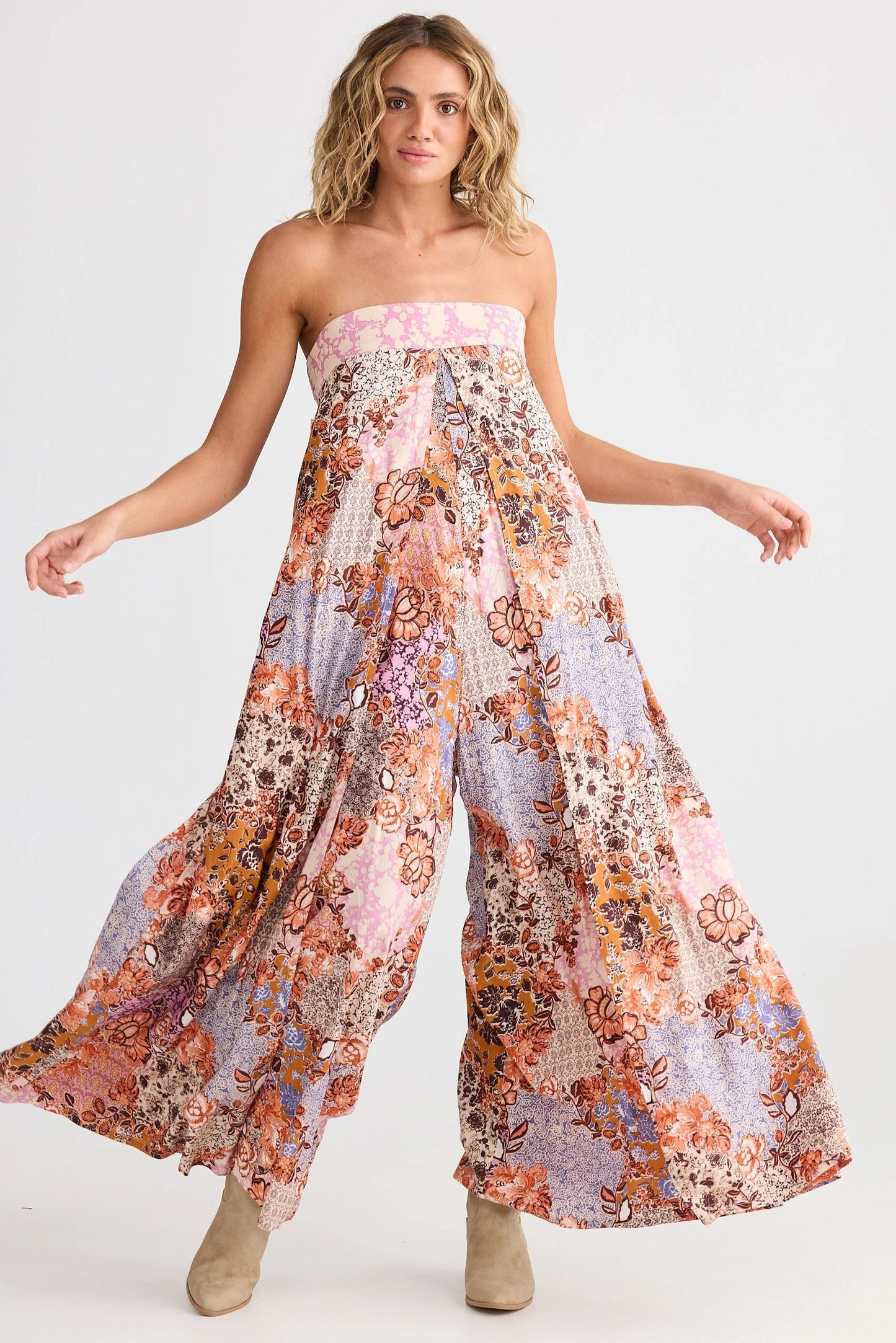 Lucky Charm Jumpsuit - Dream Weaver W Meadow Muse