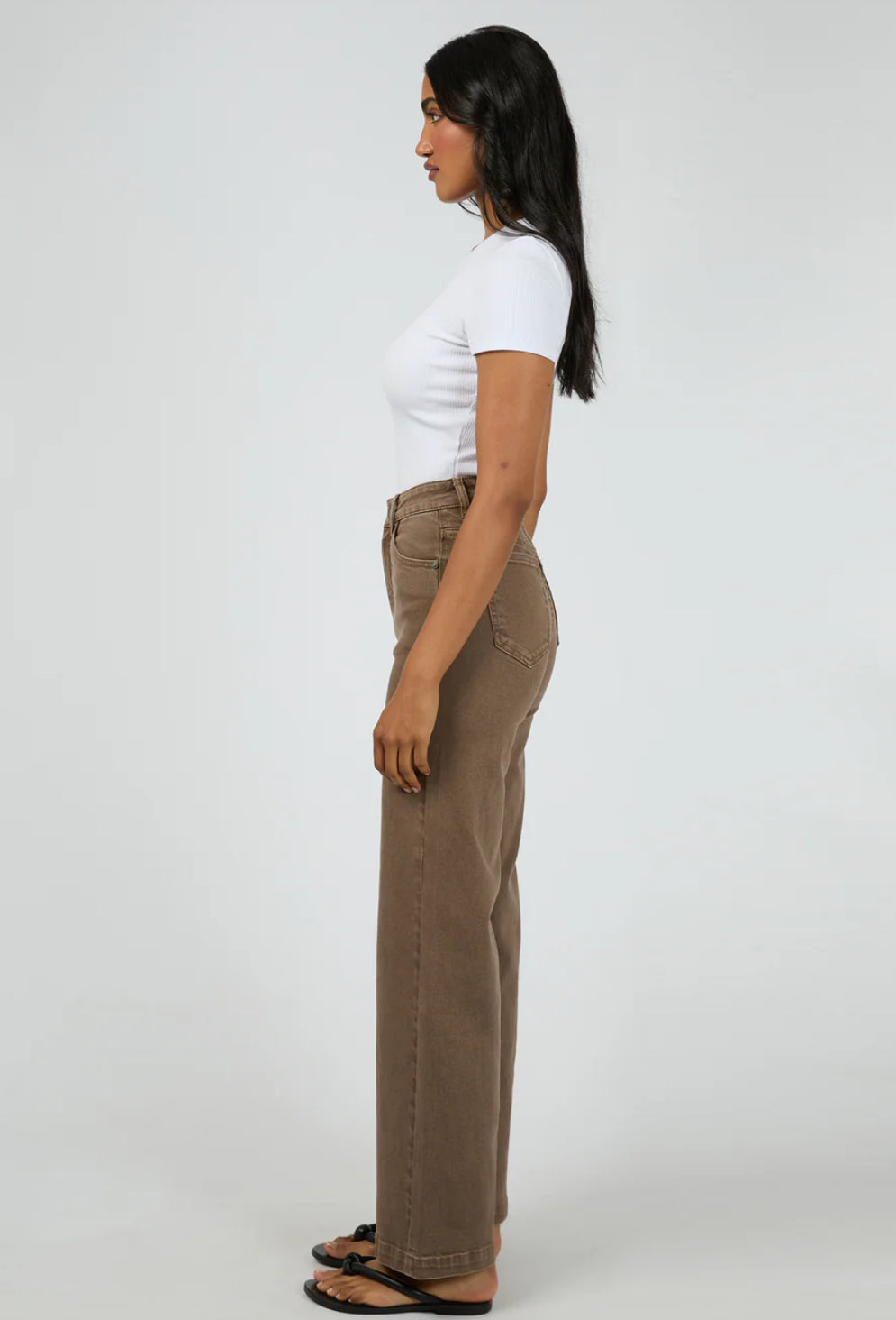 JACQUI WIDE LEG COCOA