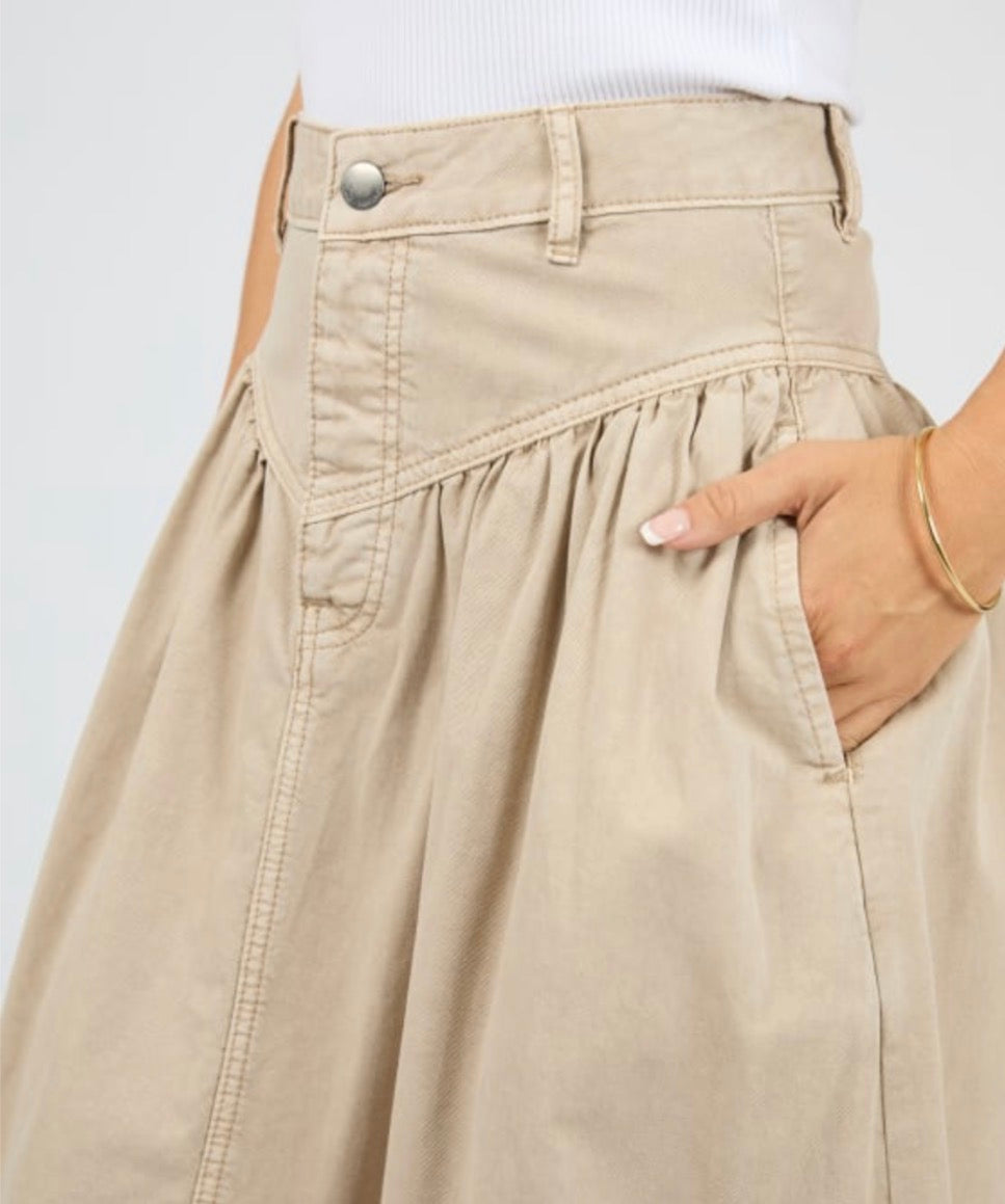 Arlo Maxi Skirt - Beige