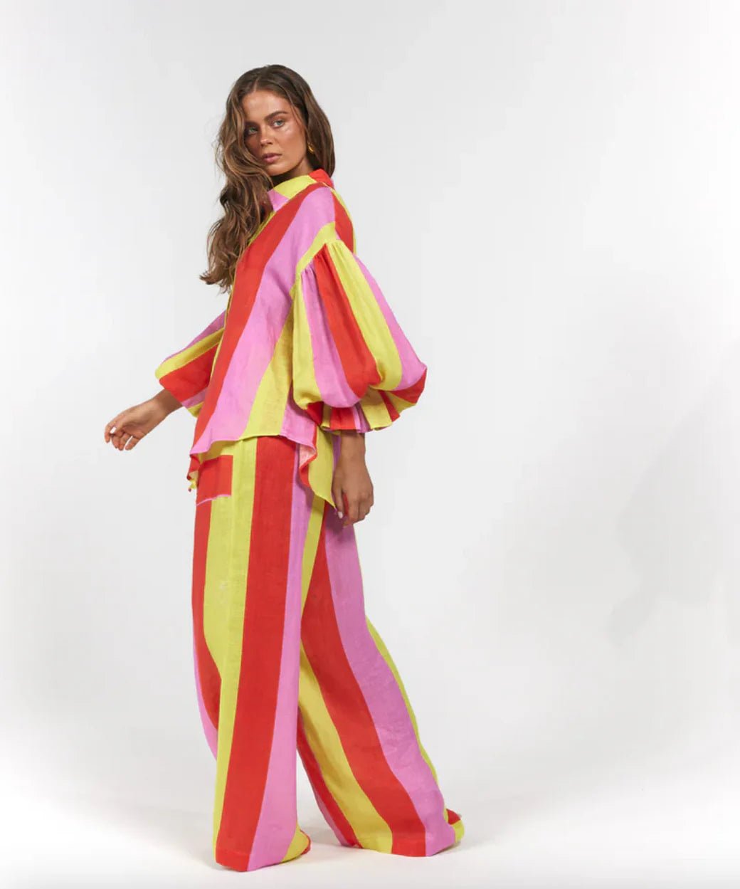 Leilani Shirt Candy Stripe