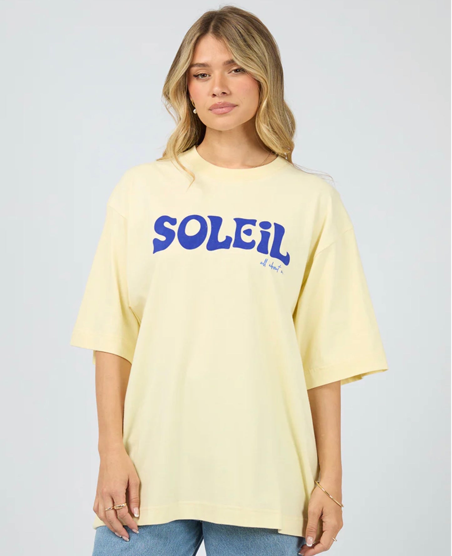 SOLEIL OVERSIZED TEE YELLOW