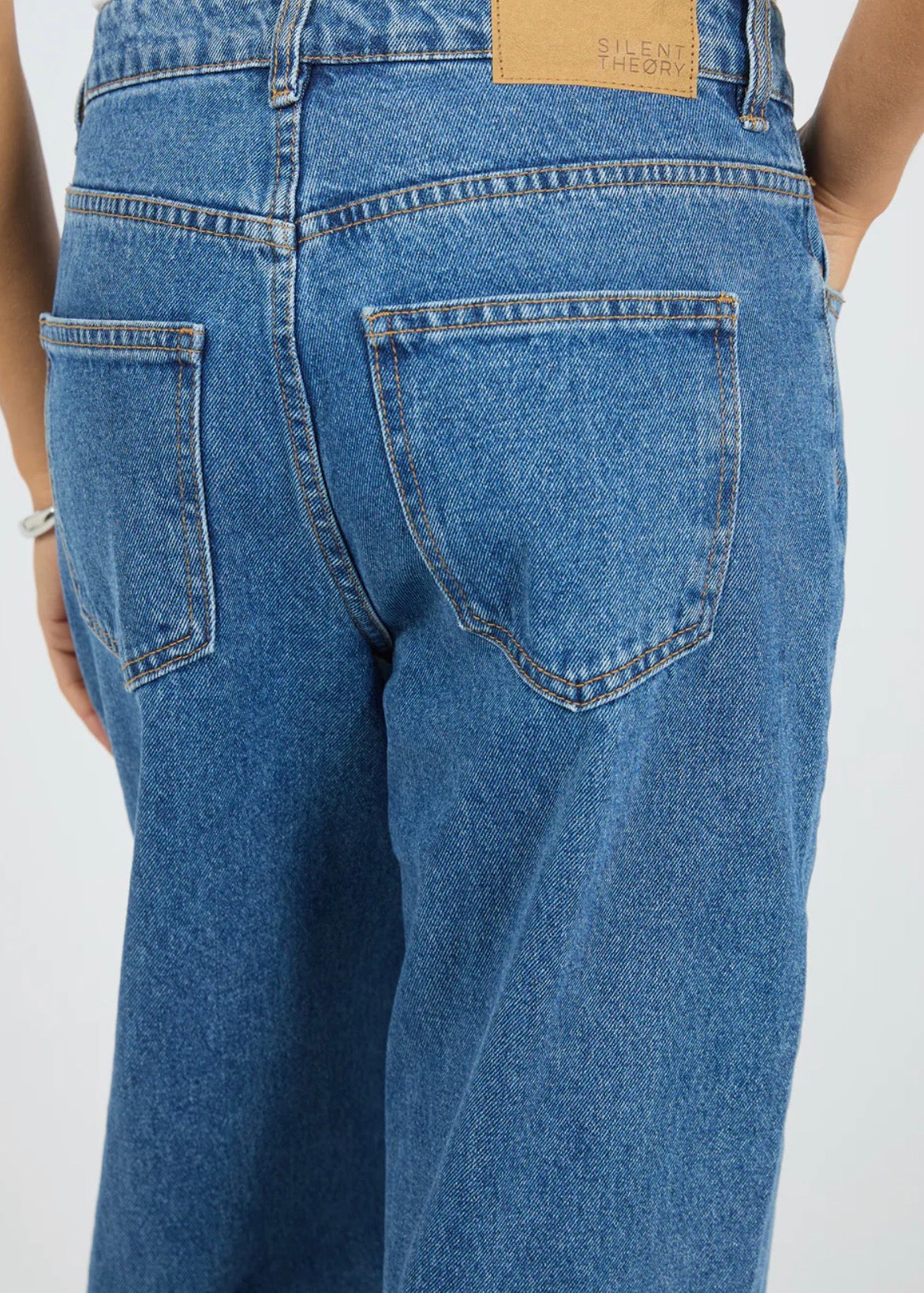 JADE BAGGY JEAN MID BLUE