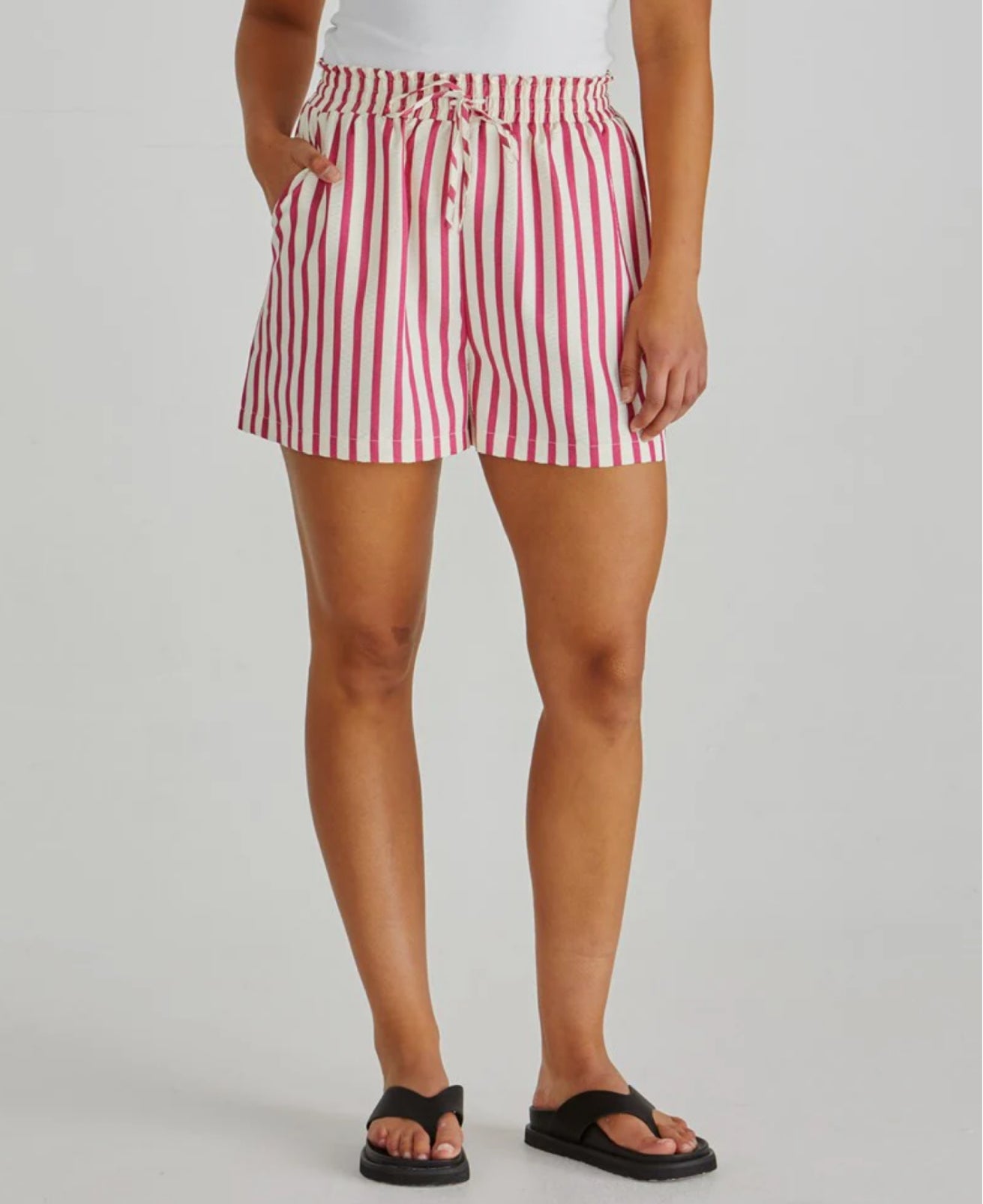 HENRI SHORT - PINK STRIPE