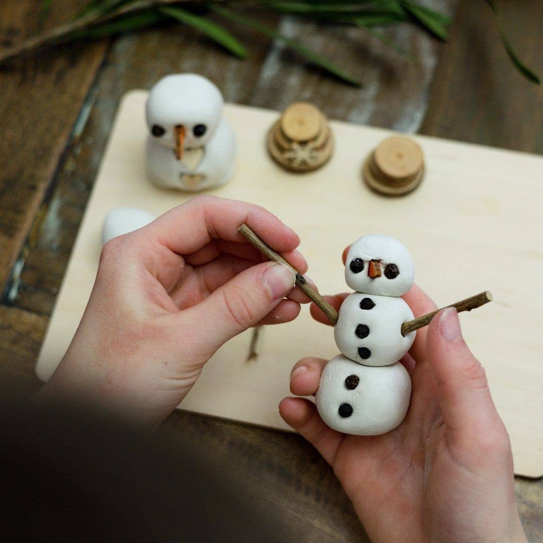 Clay Snowmen