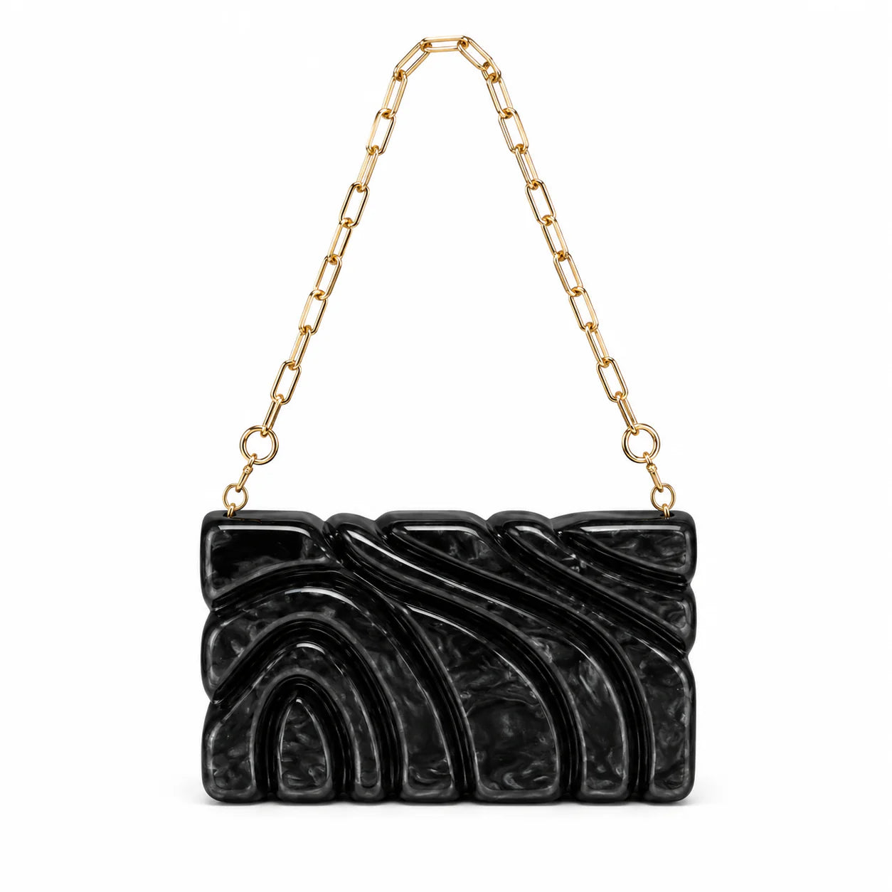 Acrylic Clutch - Black