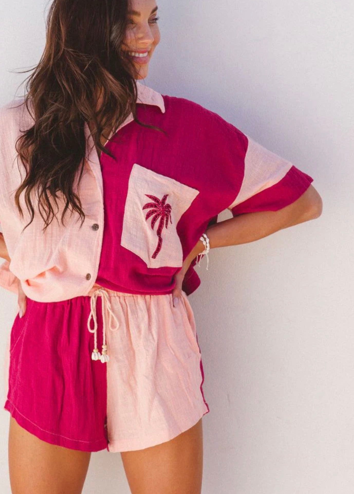 OASIS PATCHWORK PALM SET