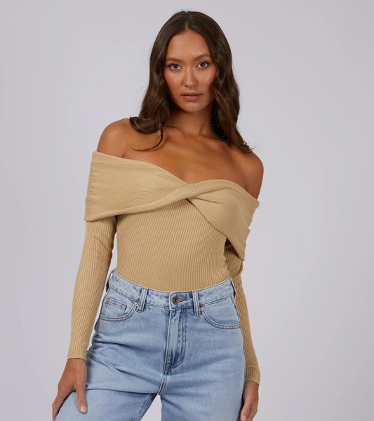 LIVIA TOP - OATMEAL