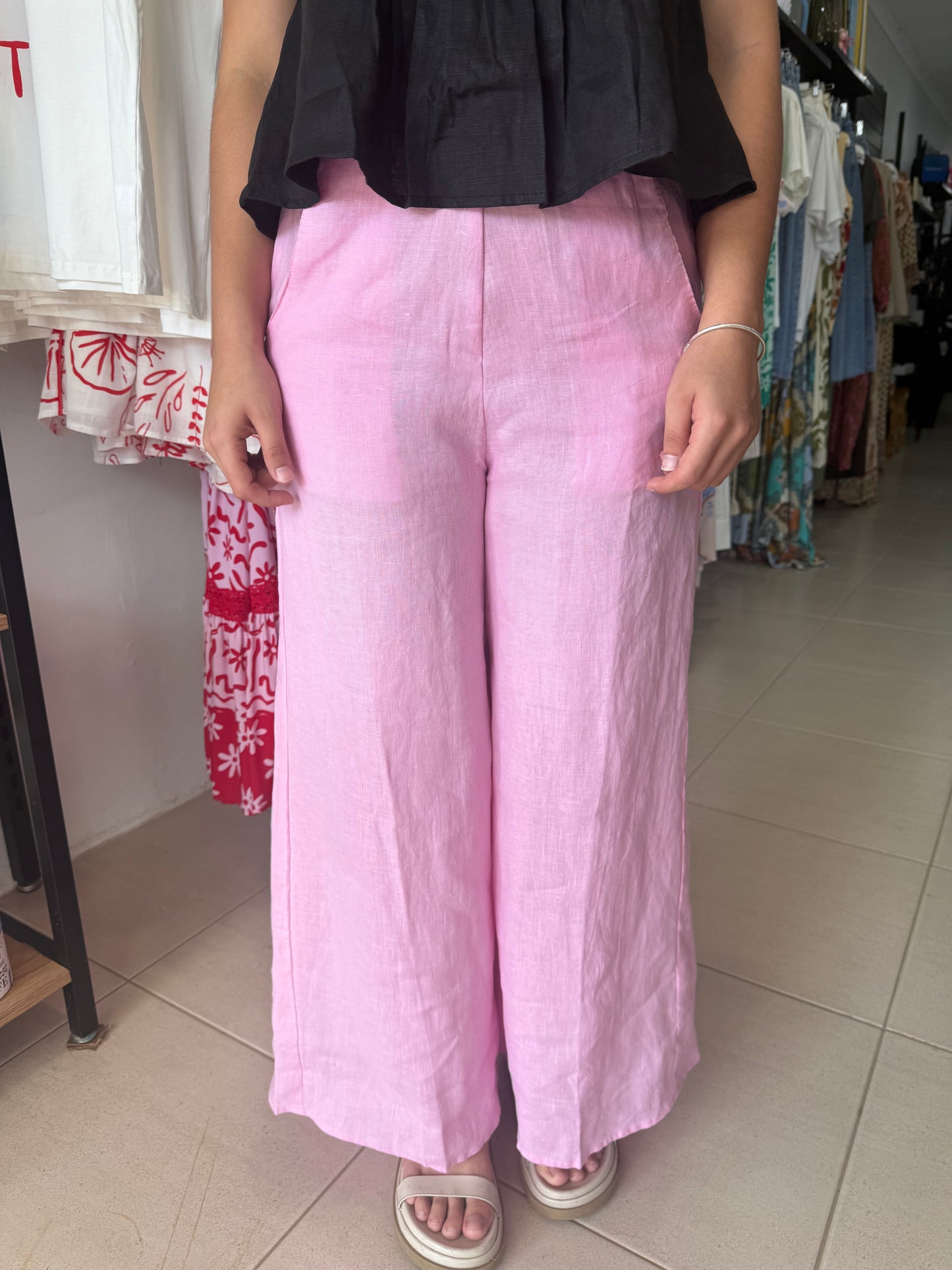 Flavia Pant - Pink