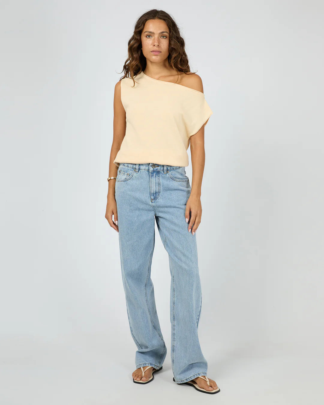 Ellis Off Shoulder Top - Butter