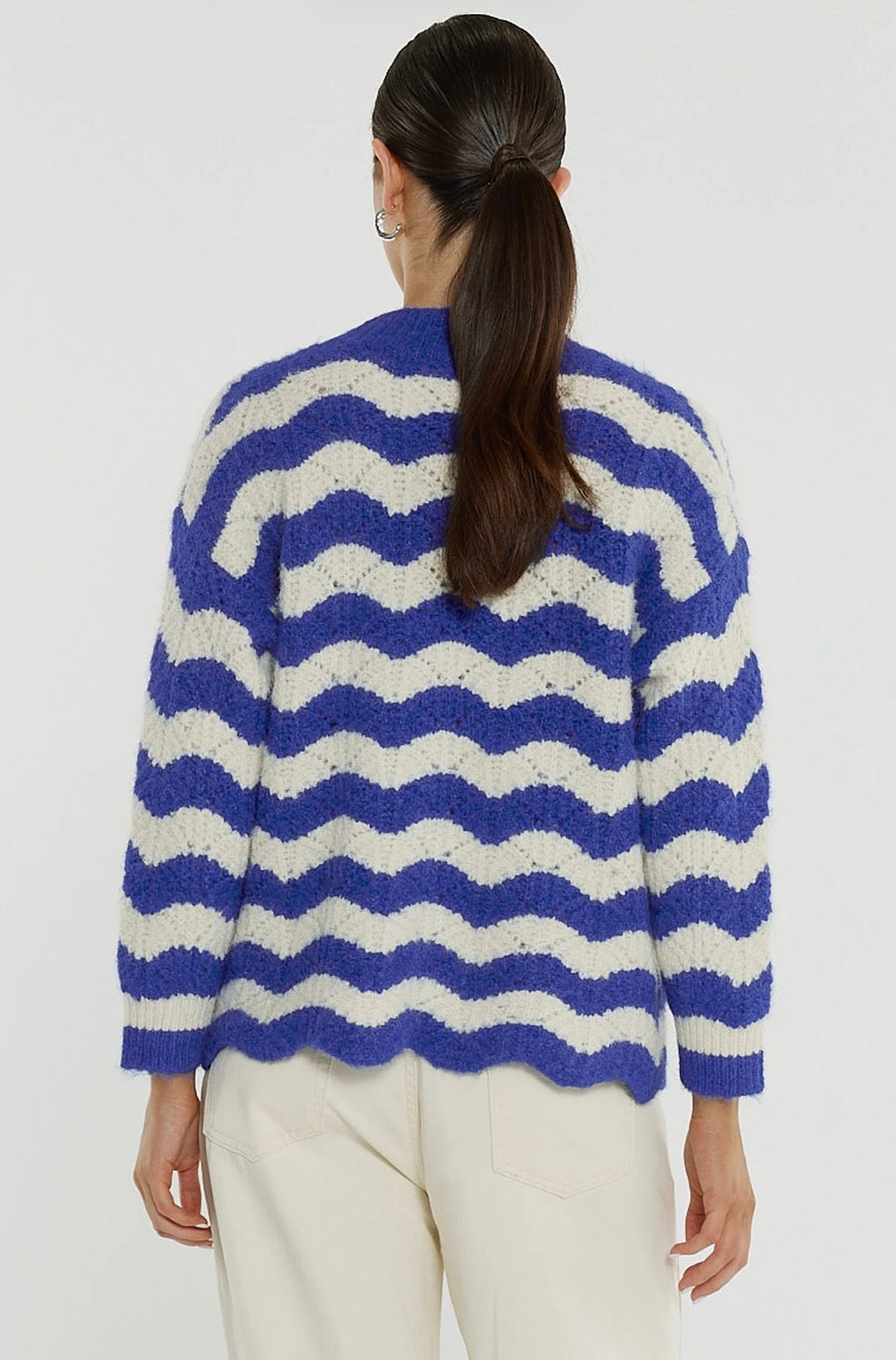 Etta Wavy Stripe Cardi