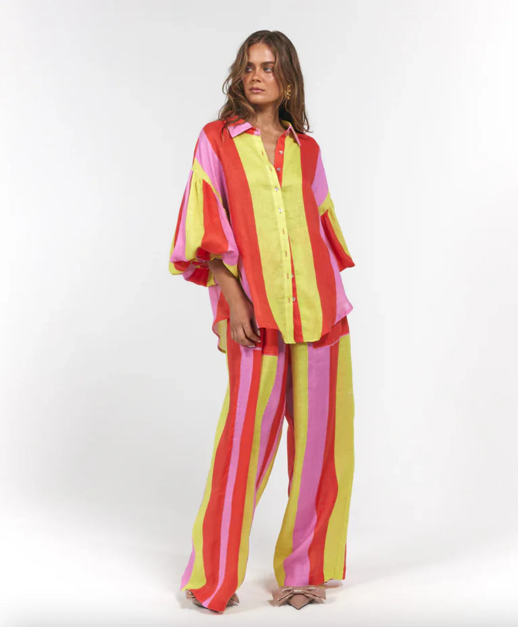 Leilani Shirt Candy Stripe