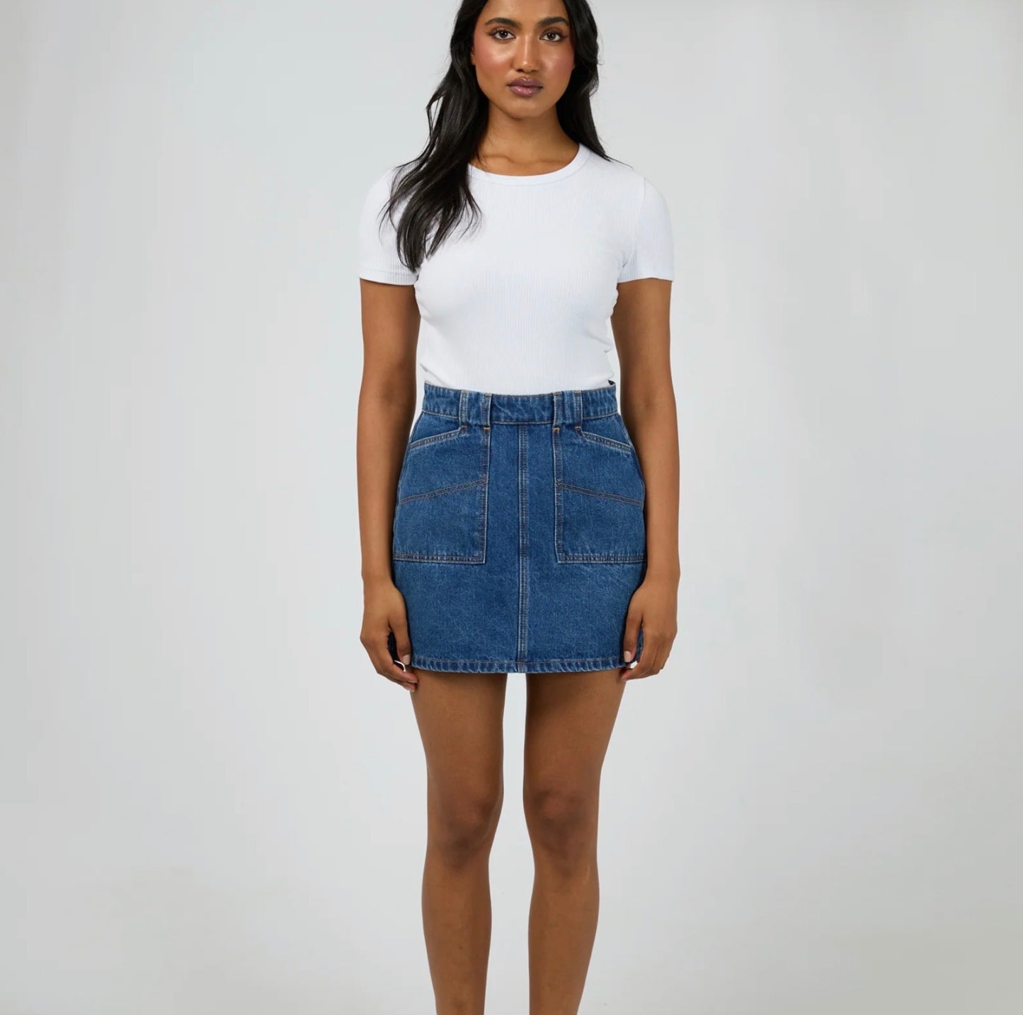 BECCA SKIRT - HERITAGE BLUE