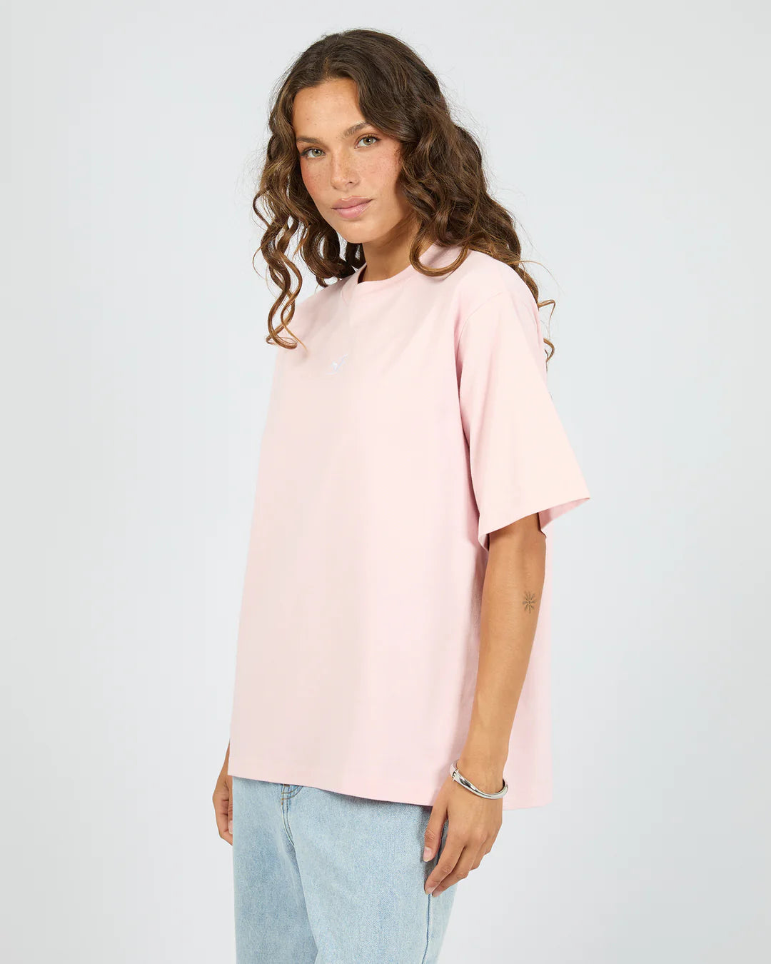 SILENT LUXE TEE PALE PINK