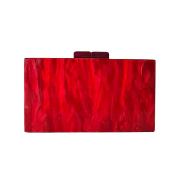 Acrylic Clutch - Red