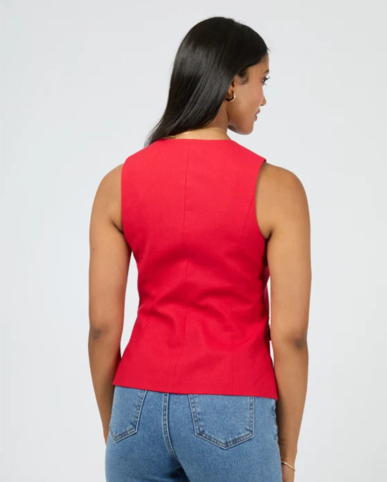MAVIS VEST - RED
