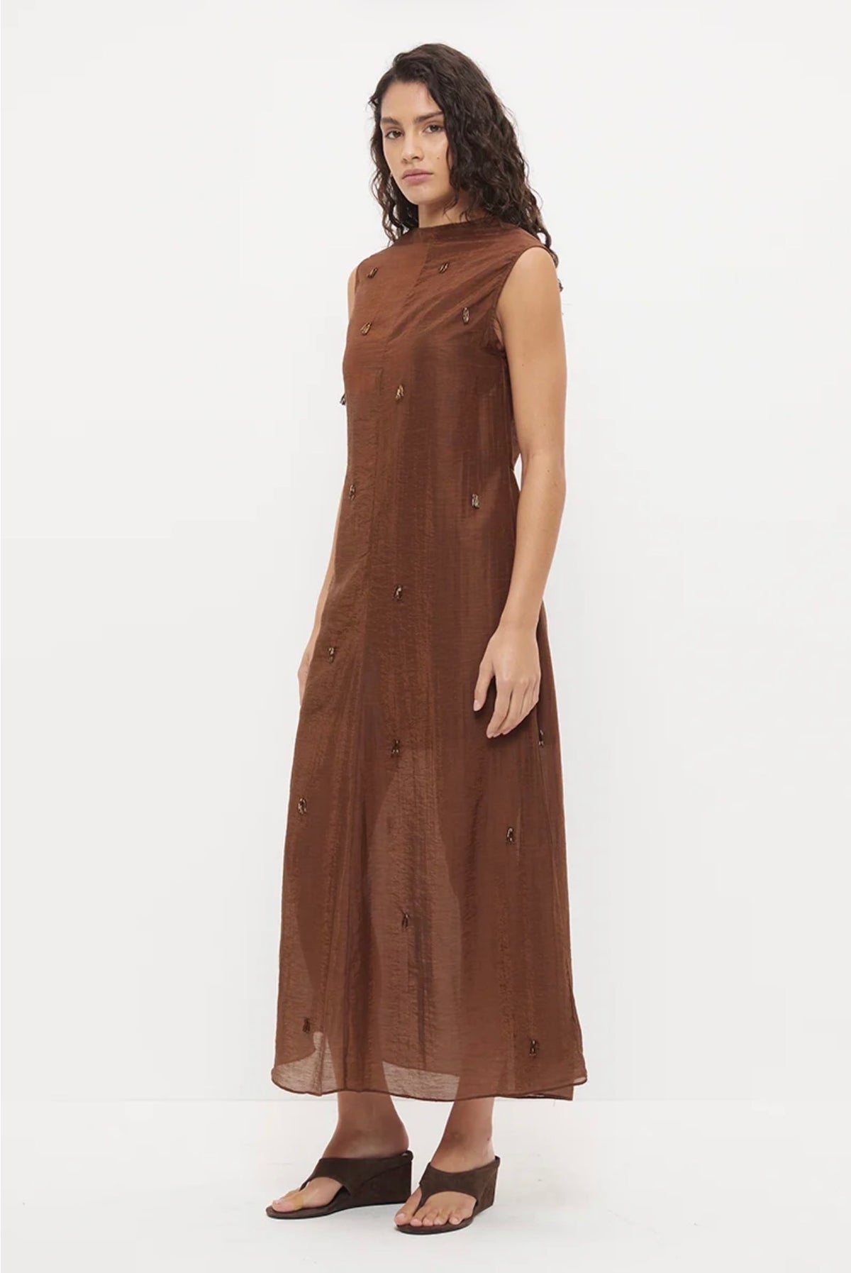 Illume Dress - Nutmeg
