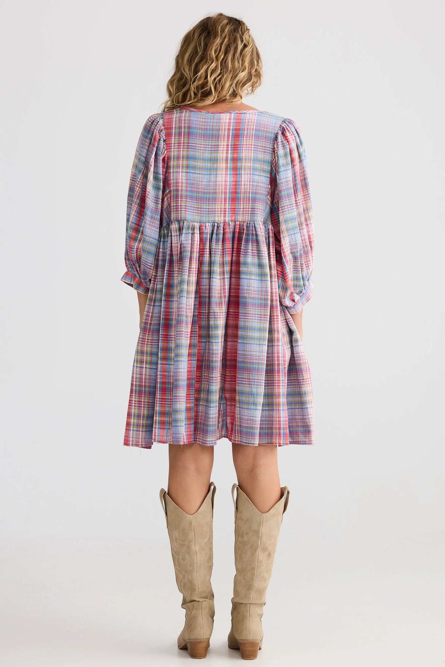 Winnie Mini Dress - Picnic Check
