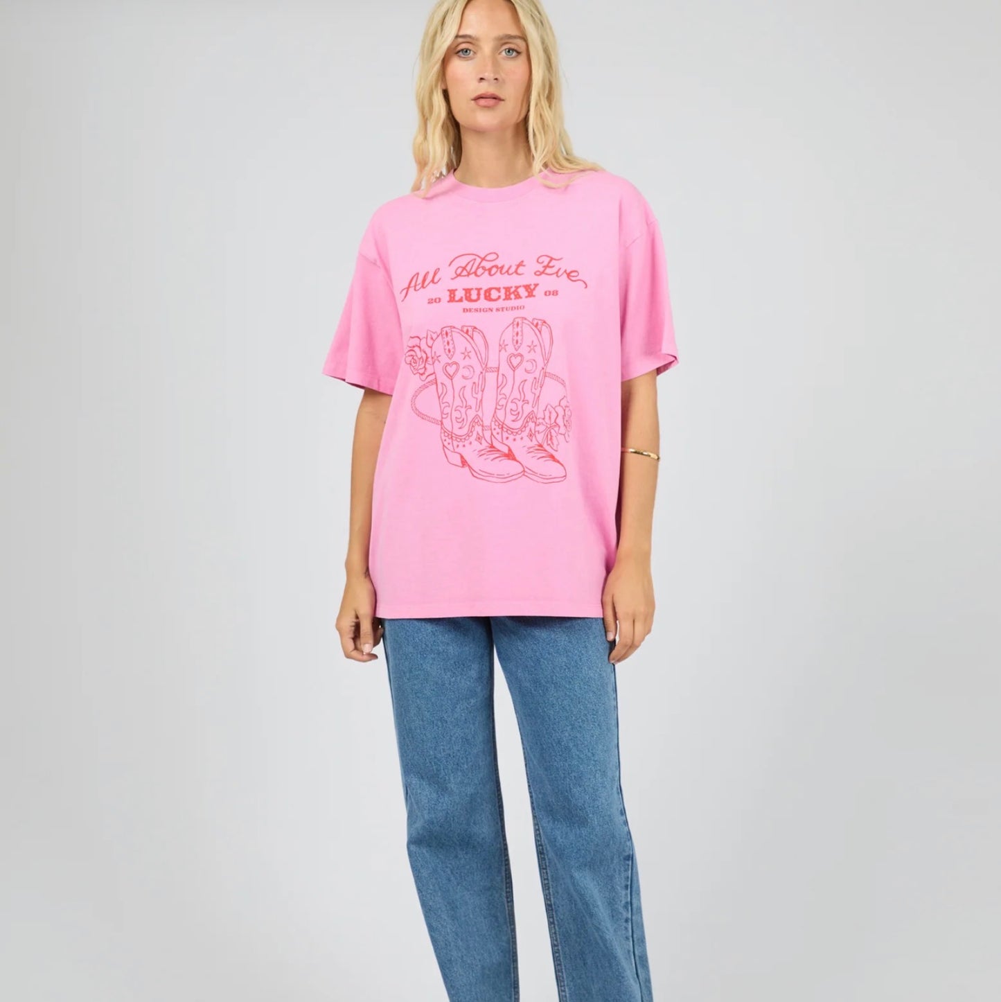 RODEO RELAXED TEE PINK