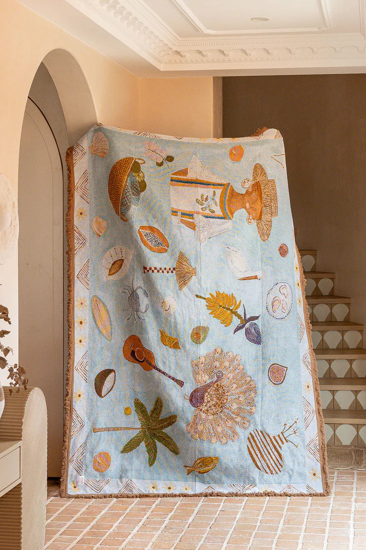 Summer Lovin Art Throw Rug By Gabrielle Diamantis