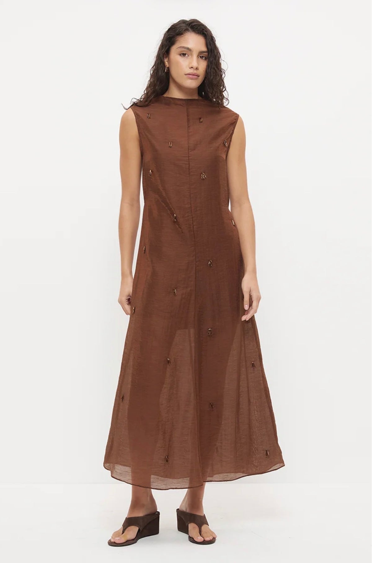 Illume Dress - Nutmeg