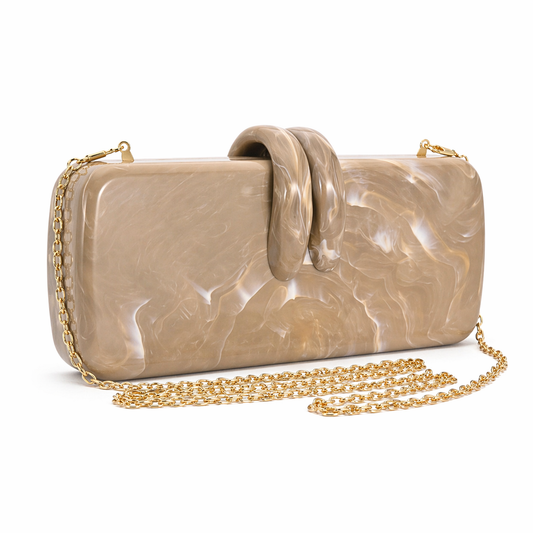 Tribe Clutch - Beige
