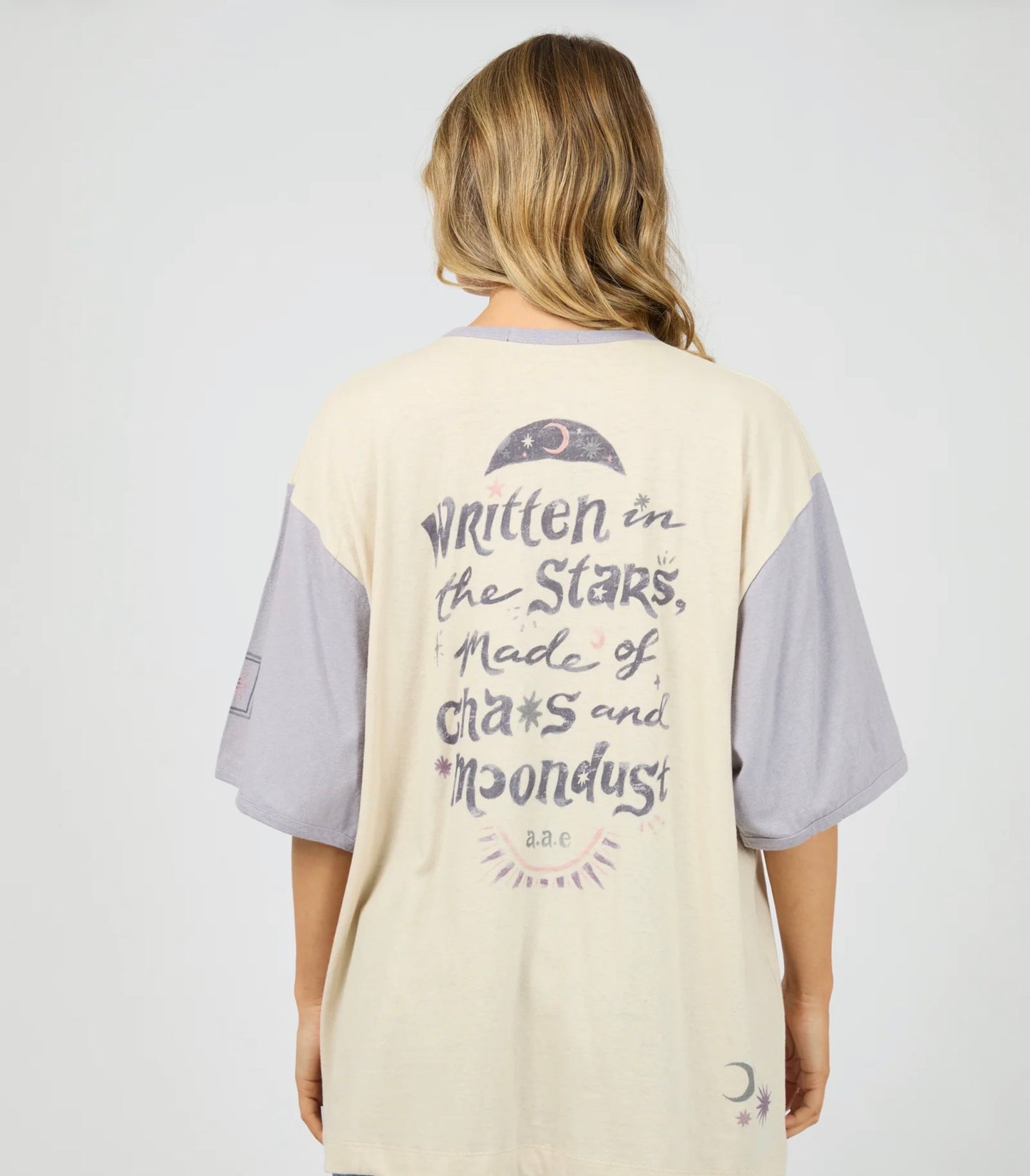 MOONDUST OVERSIZED TEE VANILLA