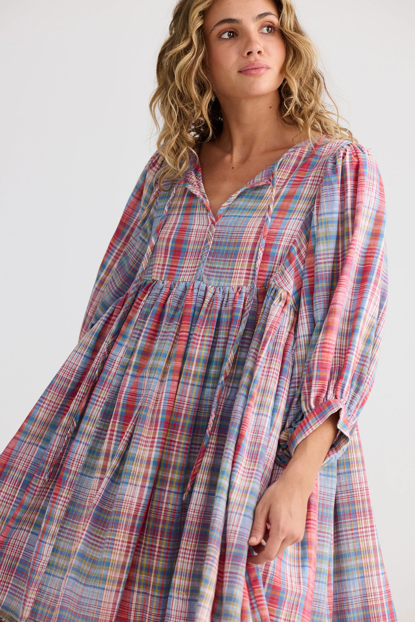 Winnie Mini Dress - Picnic Check