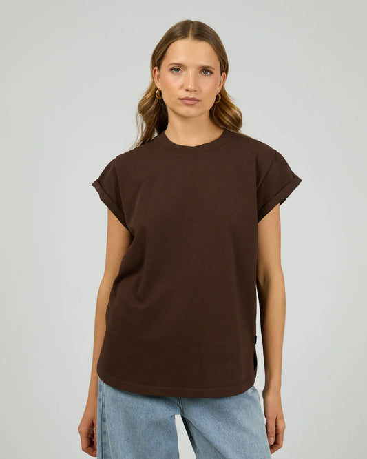 ESSENTIAL TEE - CHOCOLATE